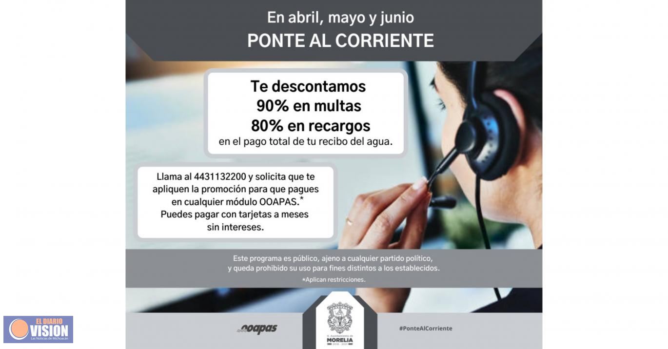 OOAPAS arranca Descuentos en Multas y Recargos