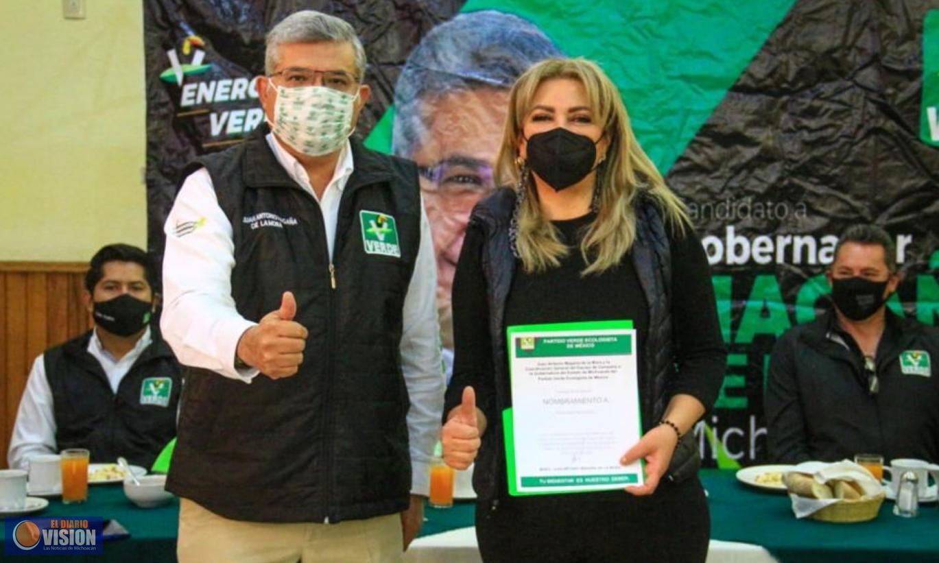 Participación de las mujeres, determinante para el cambio en Michoacán: Magaña de la Mora