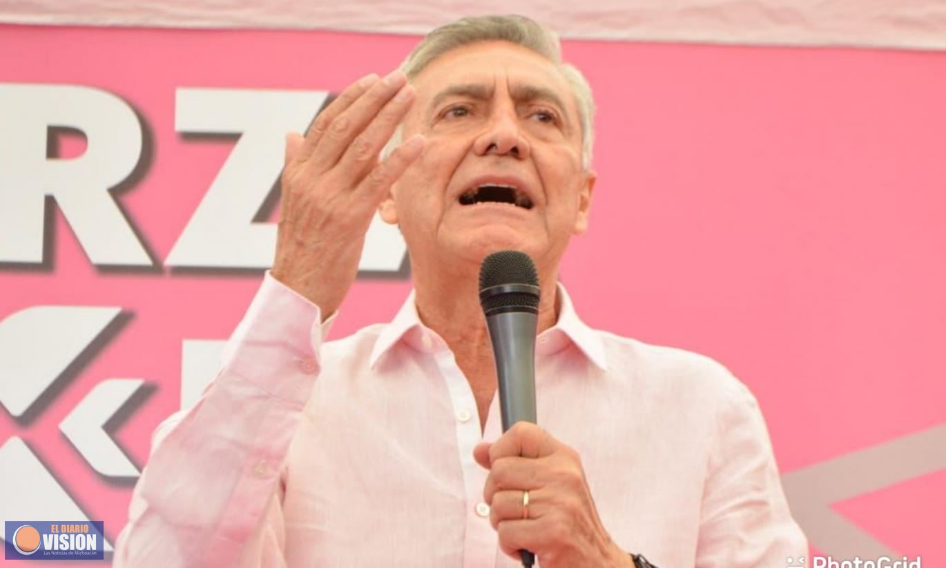 Acabar inseguridad y crear empleos, prioridad en Michoacán: Cristóbal Arias