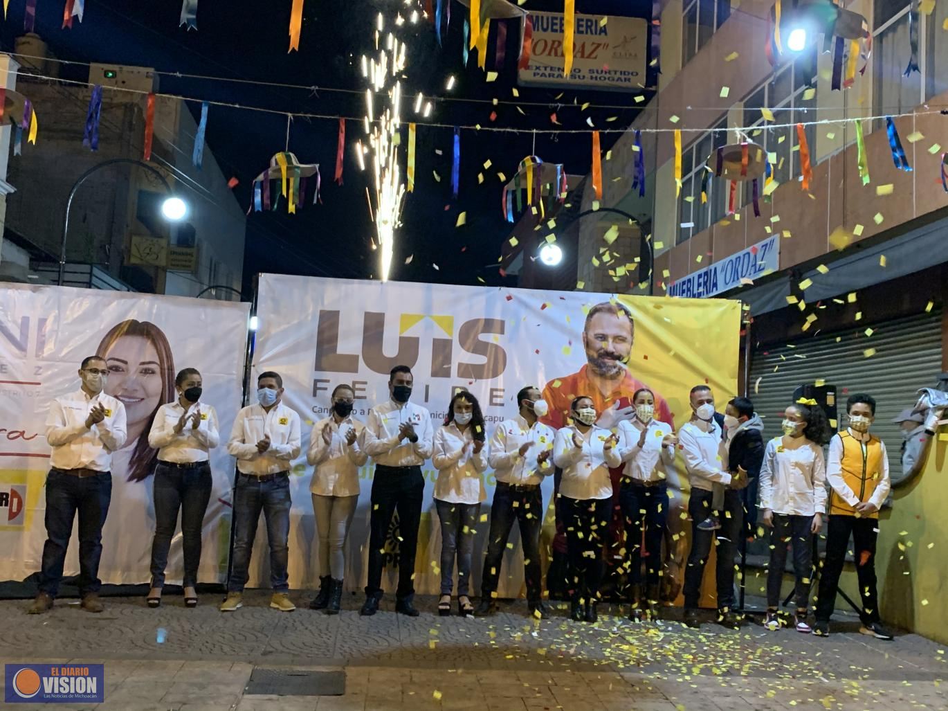 Vamos a realizar una campaña limpia, sin ofender, sin golpeteo: Luis Felipe León Balbanera 