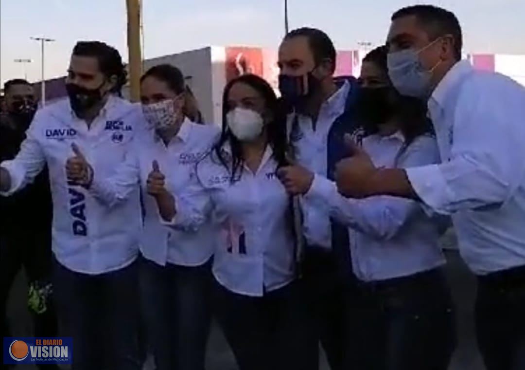 Marko Cortés, apoya a candidatos de Equipo por Michoacán