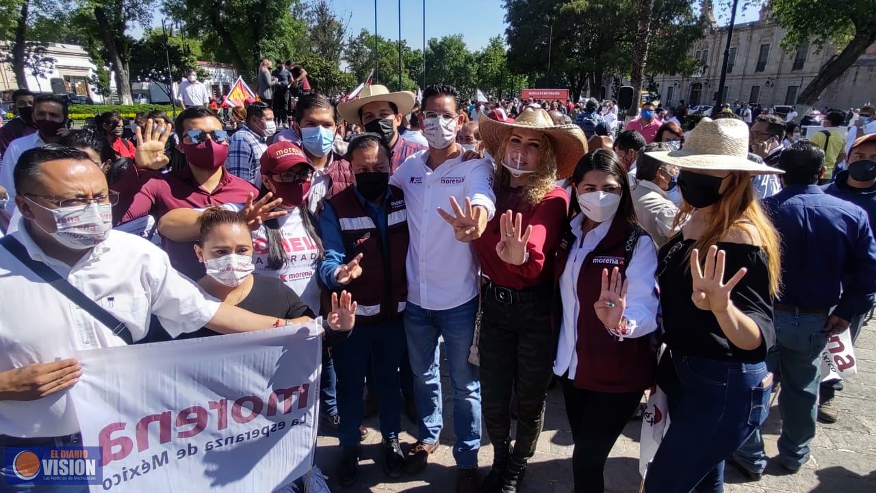 Iván Pérez Negrón arranca campaña rumbo a la alcaldía  arropado por Morena