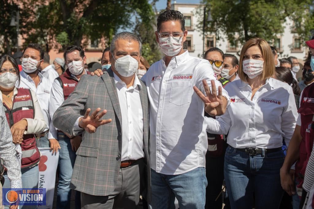 Morelia necesita seguir por la ruta de la transformación: Raúl Morón