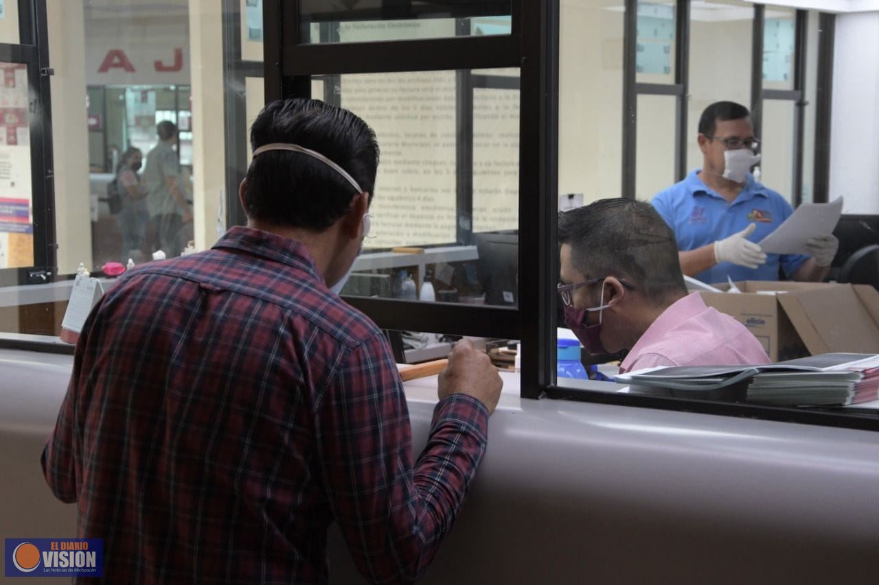 Retornarán empleados municipales a oficinas en Ayuntamiento de Morelia