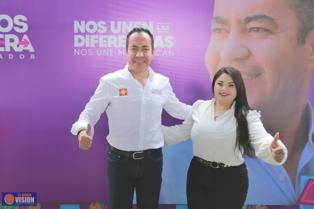 Se suma coordinadora de alcaldes de Morena a campaña de Carlos Herrera