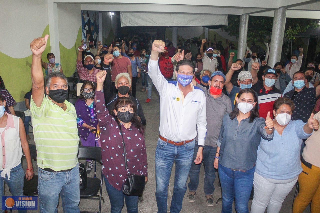 Comerciantes de Morelia se suman a proyecto de Alfonso Martínez