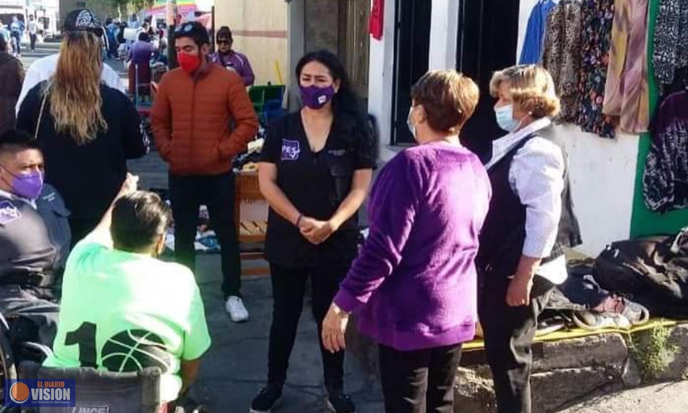 Los mercados, parte fundamental de la economía de Morelia: Tzitziqui Peña