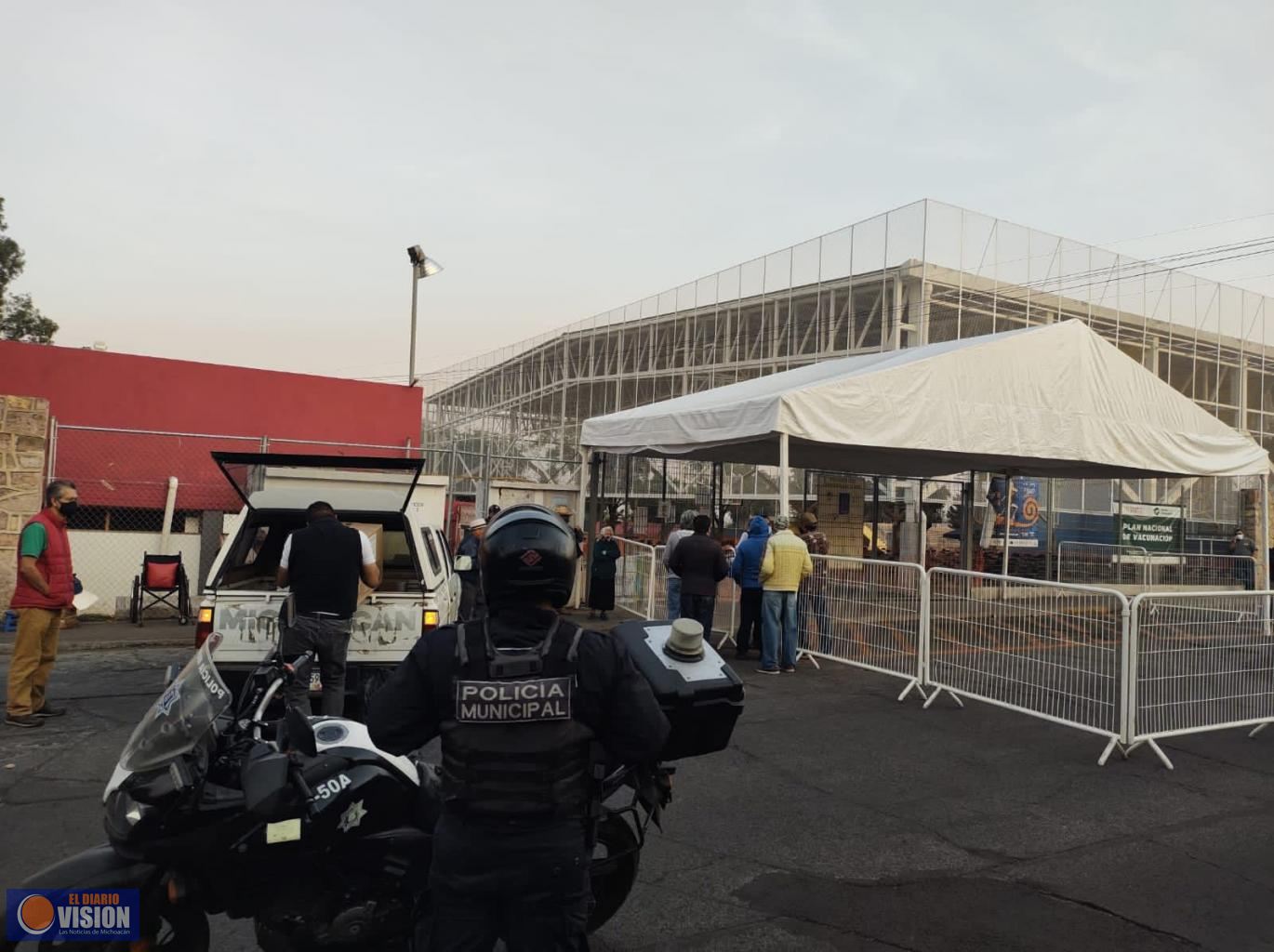 Prevalece operativo vial por Jornada de vacunación en Morelia