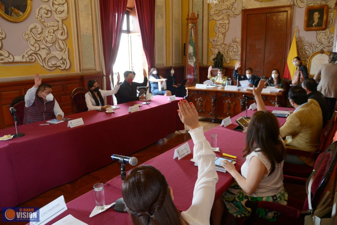 Se aprueba primer informe presupuestal  trimestral del 2021 en Morelia