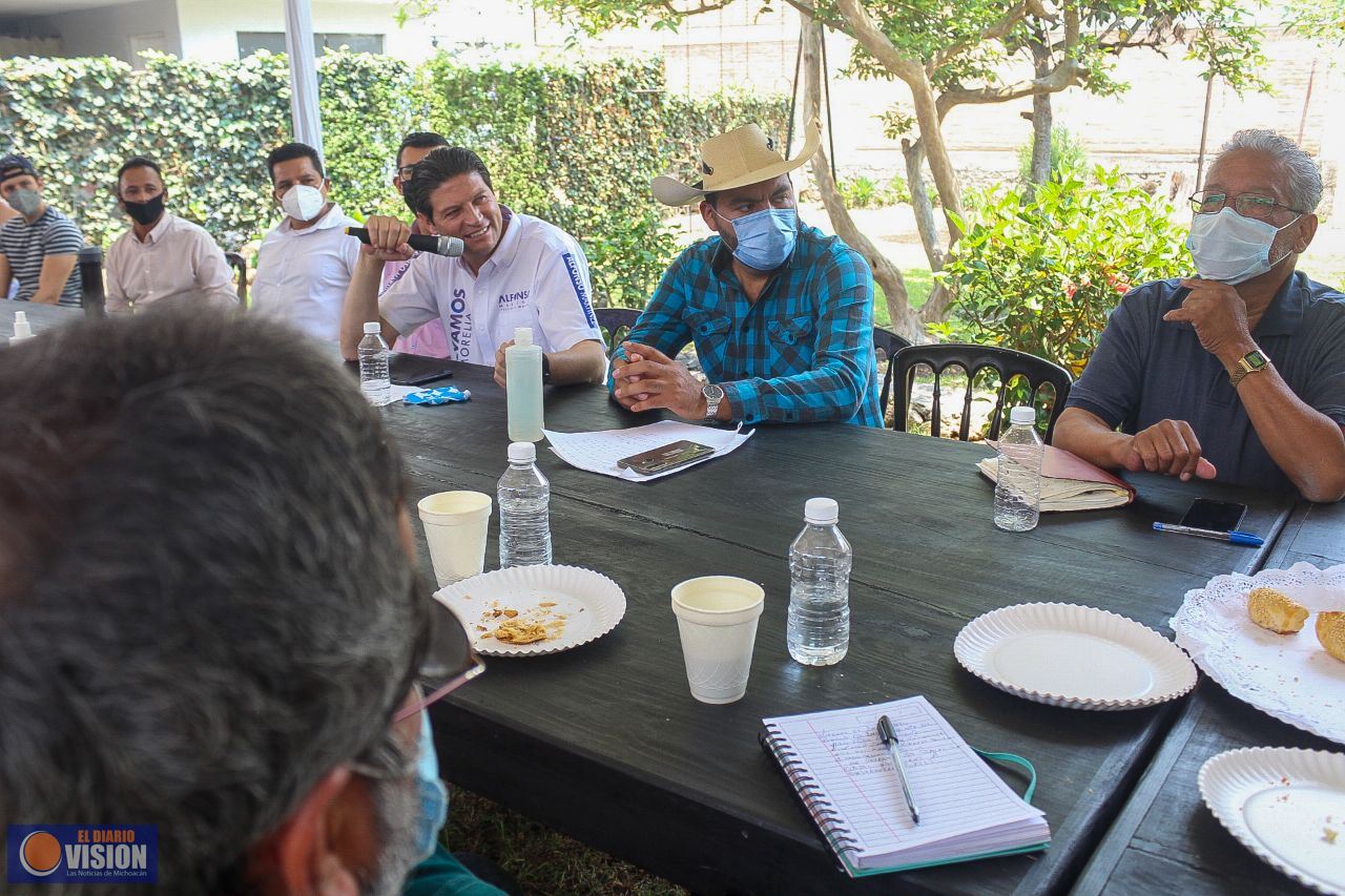 Comunidades y tenencias se suman al proyecto de Alfonso Martínez