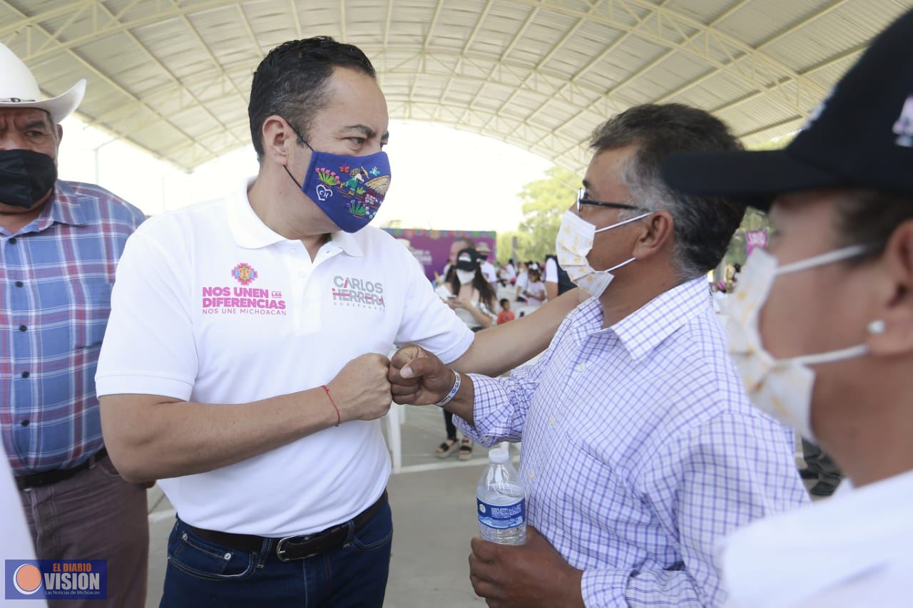 Angamacutiro tendrá carretera de primer nivel: Carlos Herrera 