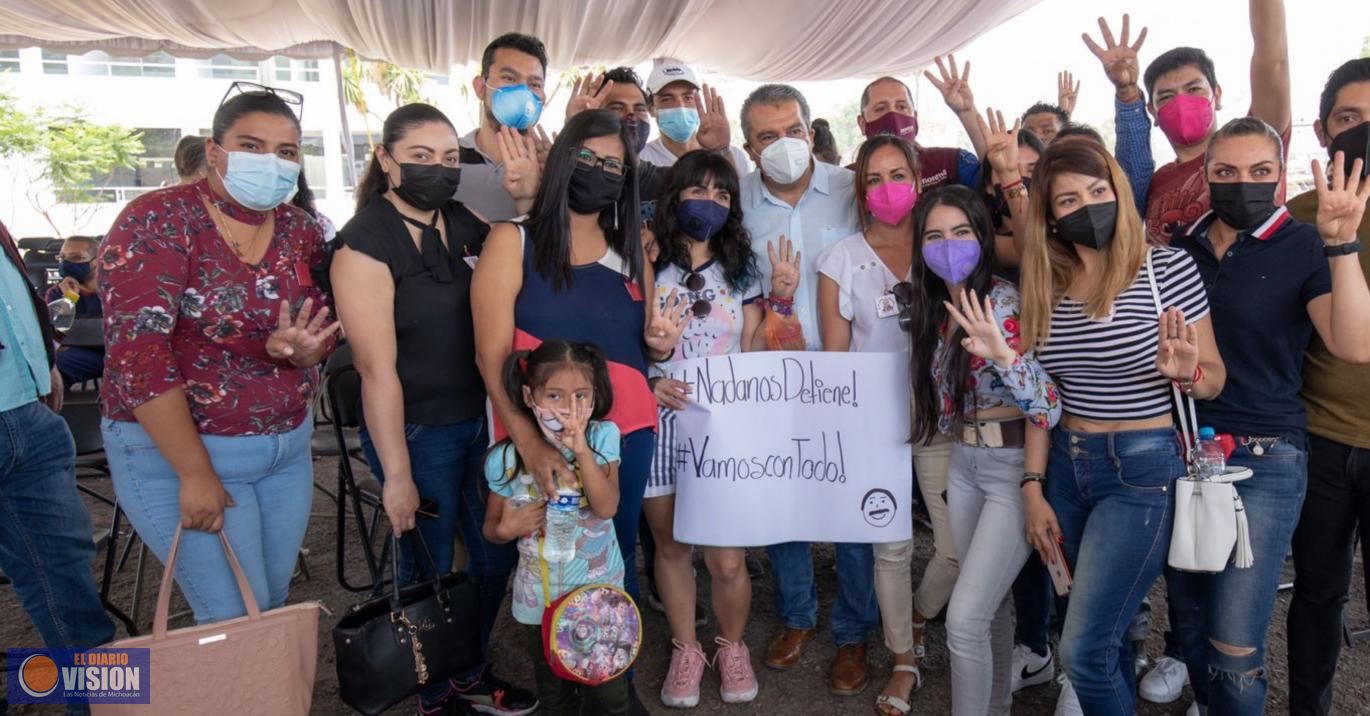 Transformación en Morelia debe continuar: Raúl Morón