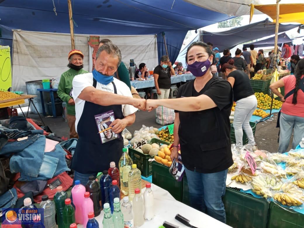 Tzitziqui Peña reconoce abandono en el que se encuentran colonias de Morelia 