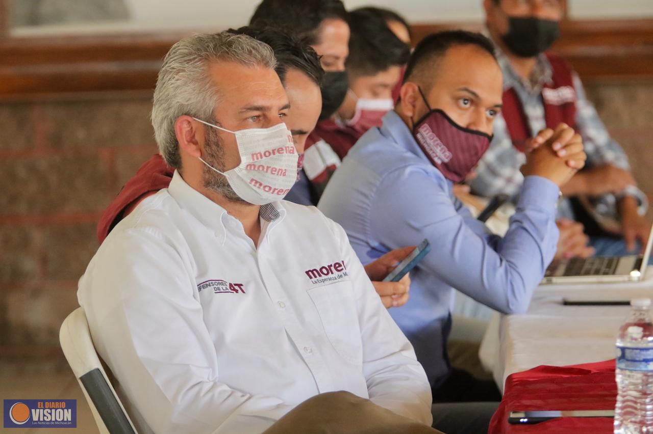 La solidaridad de Morena está con Morón, y  unidos consolidaremos la 4T: Alfredo Ramírez