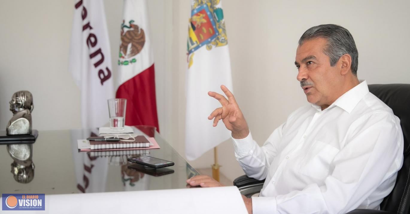 Obstáculos del conservadurismo no impedirán transformación de Michoacán: Raúl Morón
