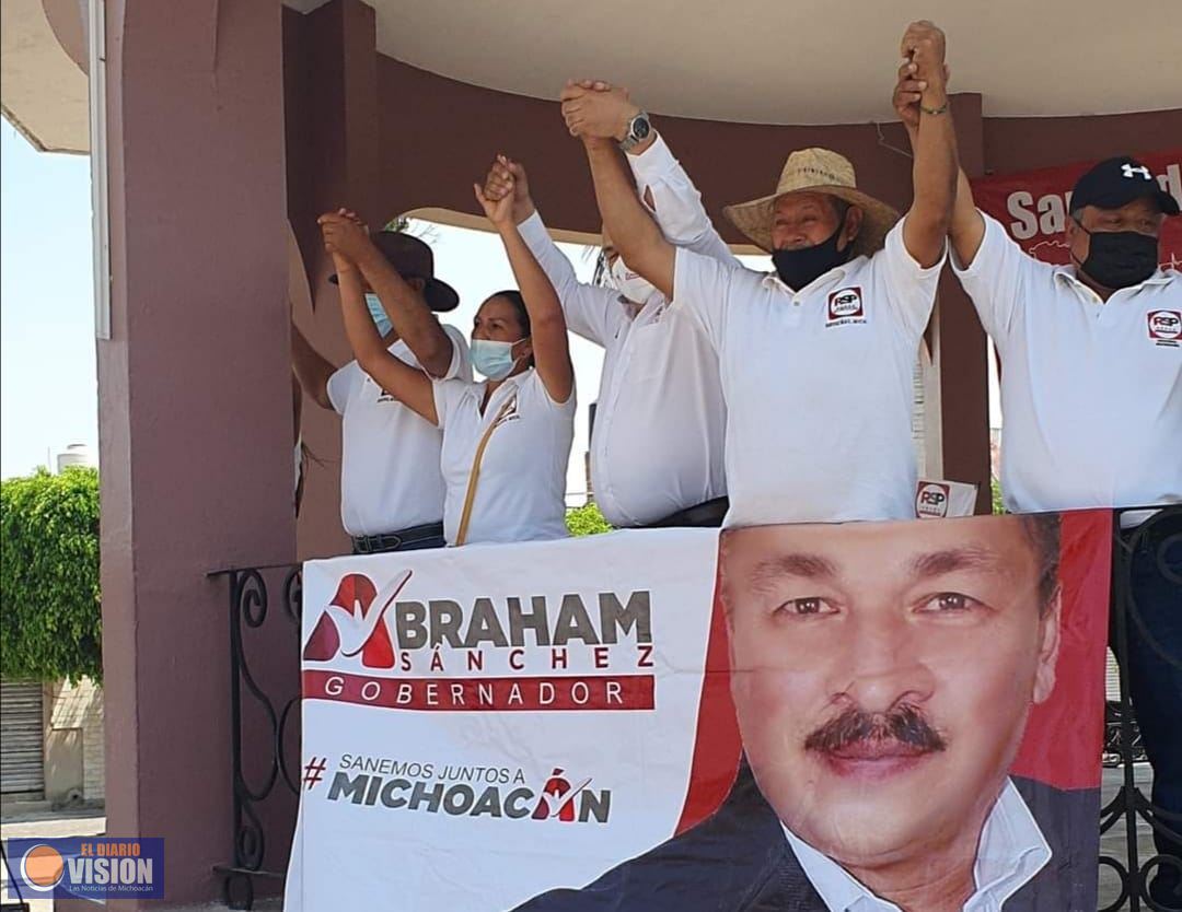 Generar mejores condiciones para las familias de Briseñas, compromiso de Abraham Sánchez