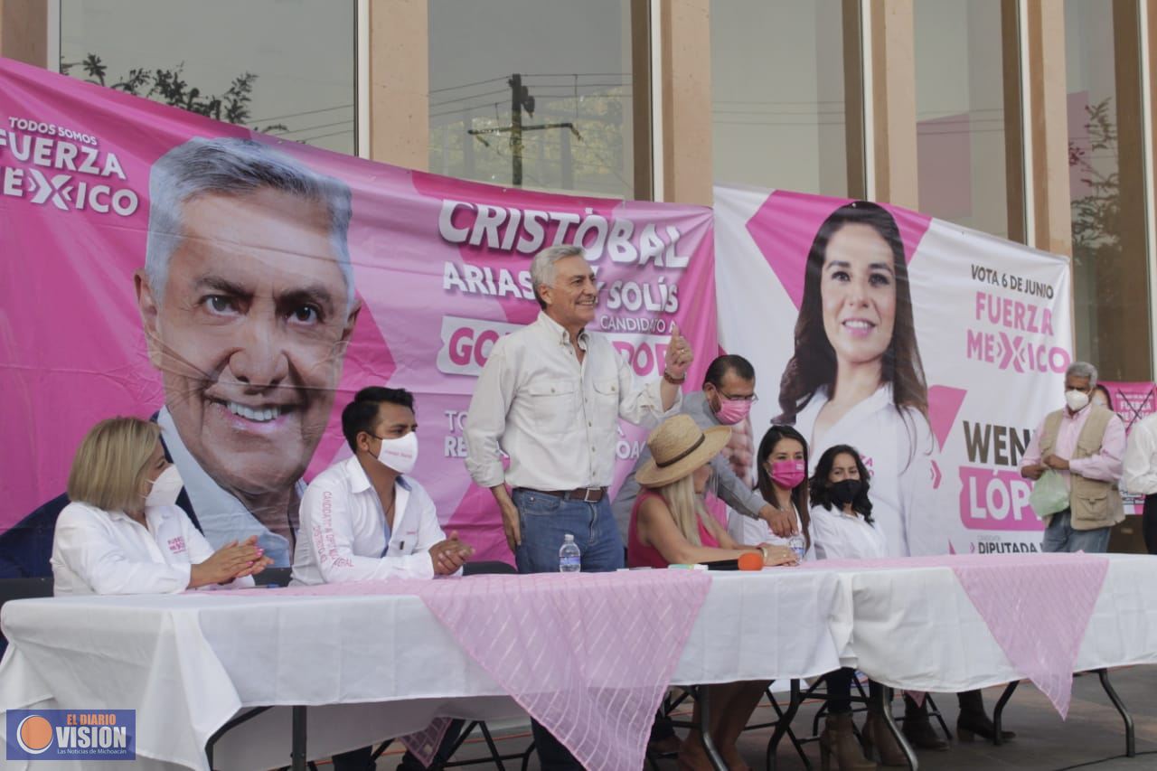 Impulsamos la Transición Generacional en Michoacán: Cristóbal Arias 