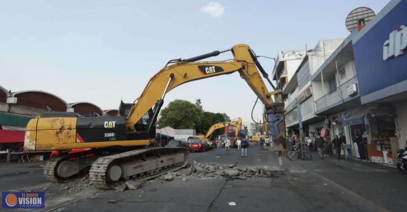 Gobierno de Morelia dará celeridad a rehabilitación de Av. Lázaro Cárdenas