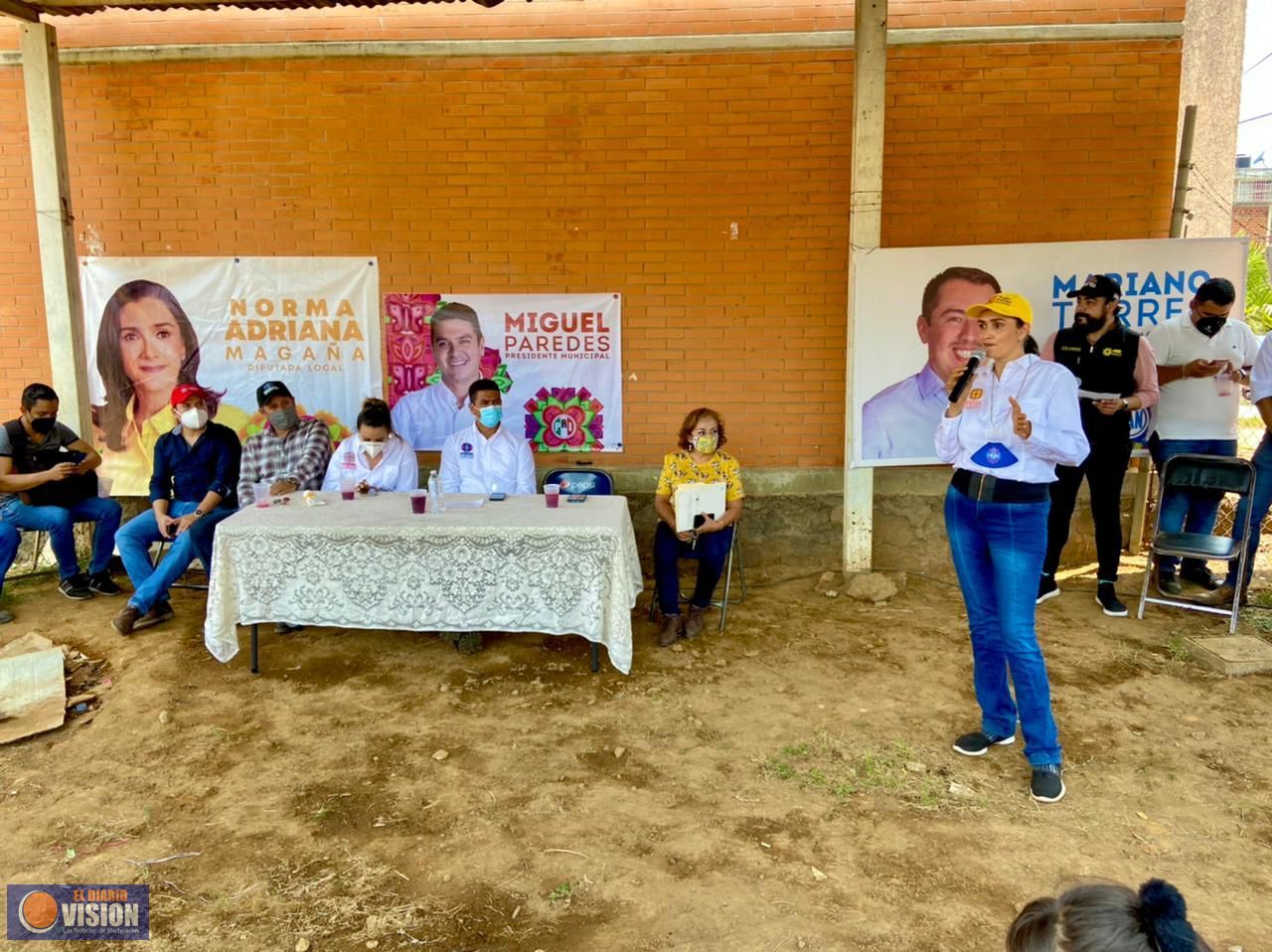 Como diputada rescataré las guarderías y estancias infantiles: Norma Adriana Magaña. 