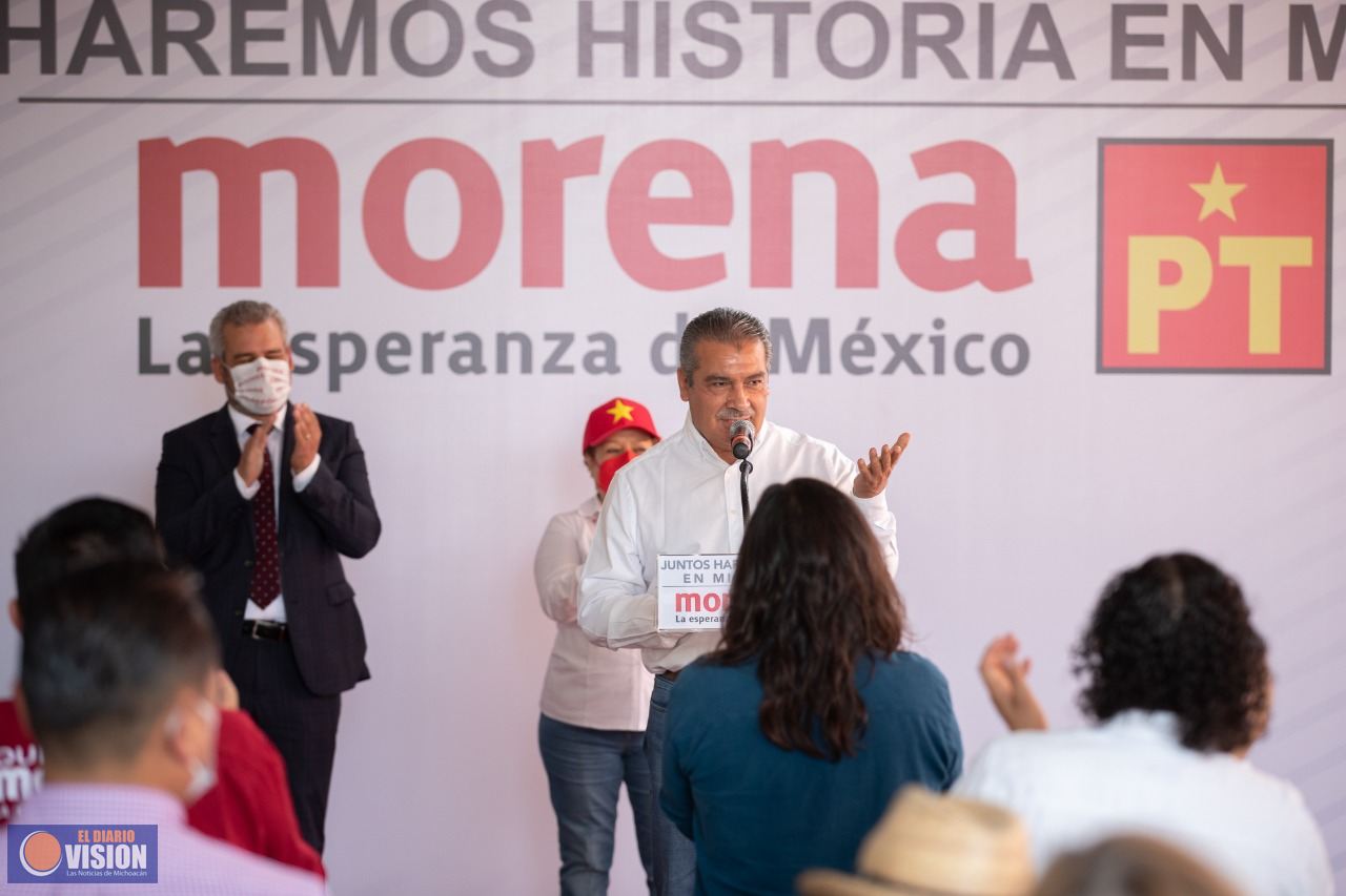 En unidad, la 4T llegará a Michoacán con Alfredo Ramírez: Raúl Morón