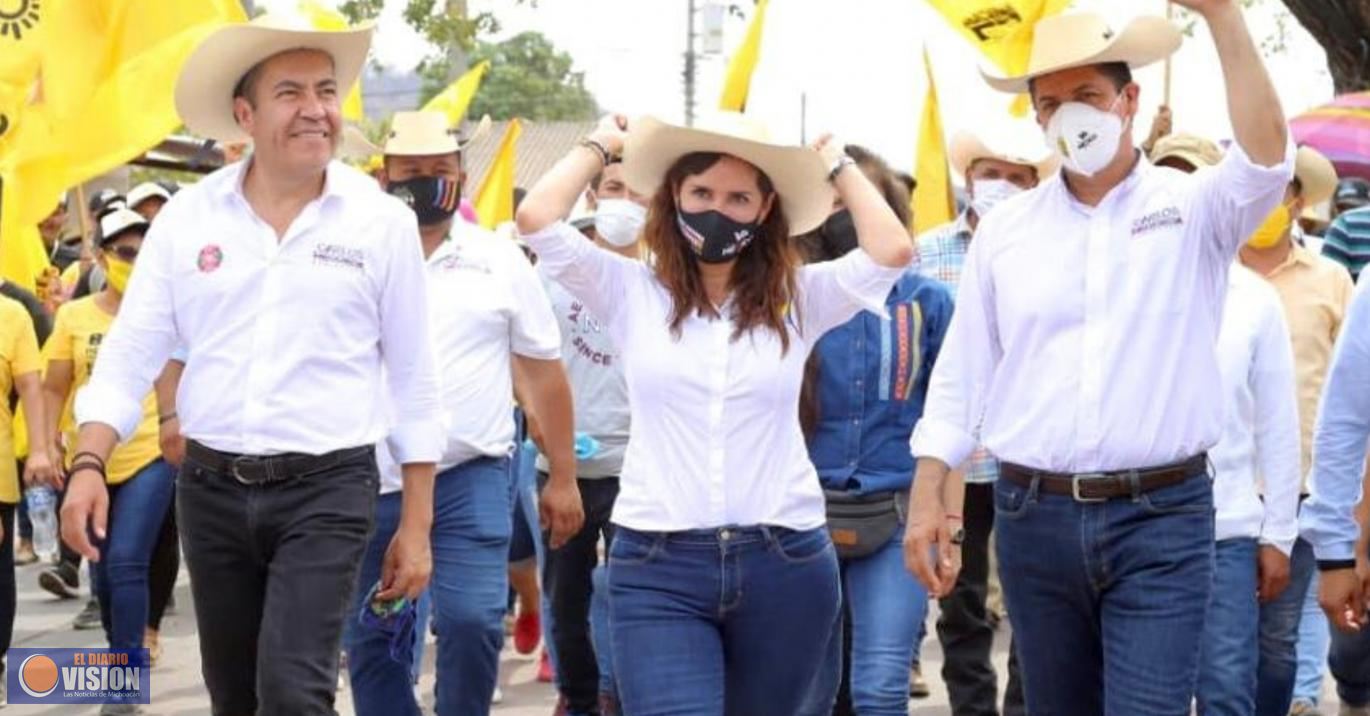 Con Macarena y Carlos Herrera Michoacán tendrá un futuro mejor