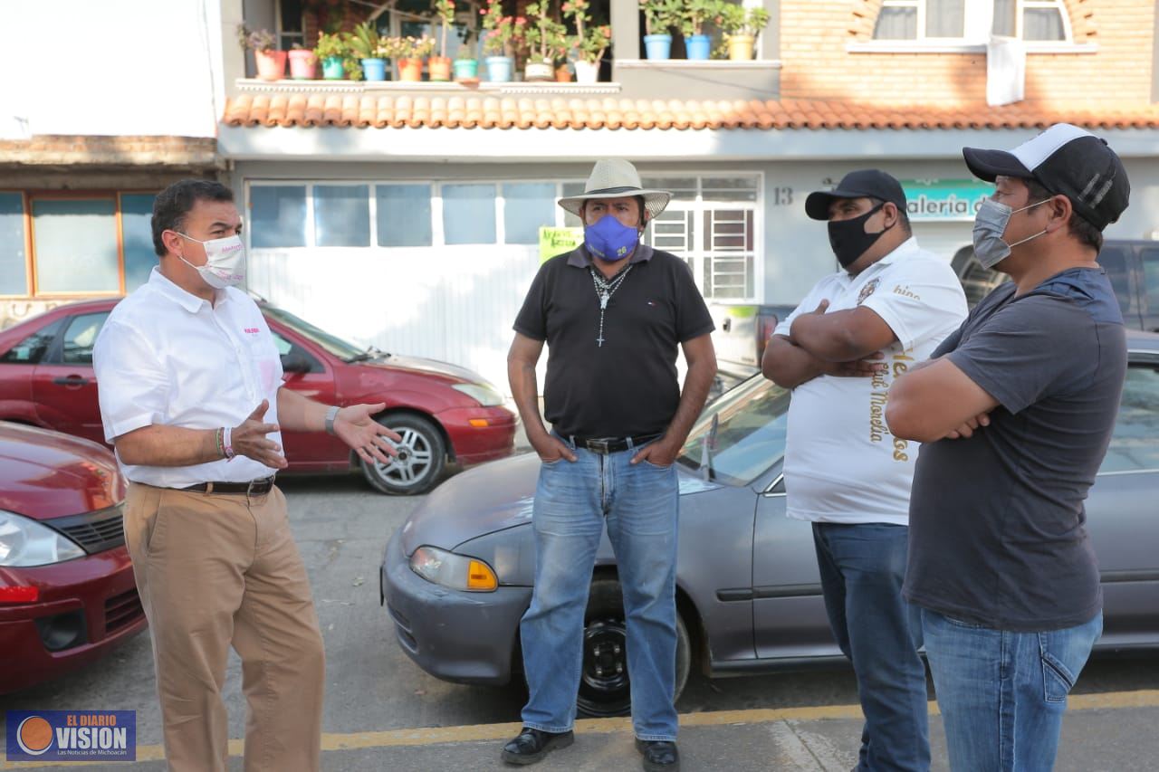 Abelardo Pérez propone promover acciones en beneficio de las tenencias morelianas 