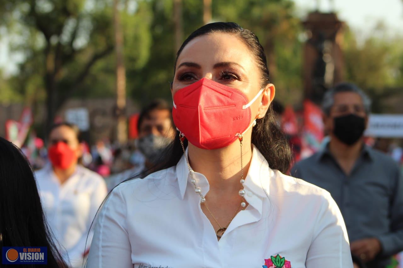 Regresará la paz a Michoacán a través de la atención integral: Adriana Hernández