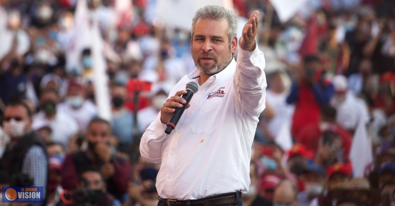 Llegó la hora de sacar a los corruptos: Bedolla