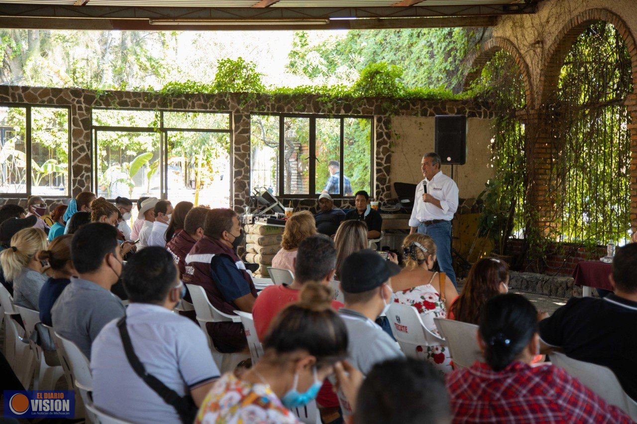 Nos vamos a partir el alma, para que la 4T llegue a Michoacán”: Raúl Morón