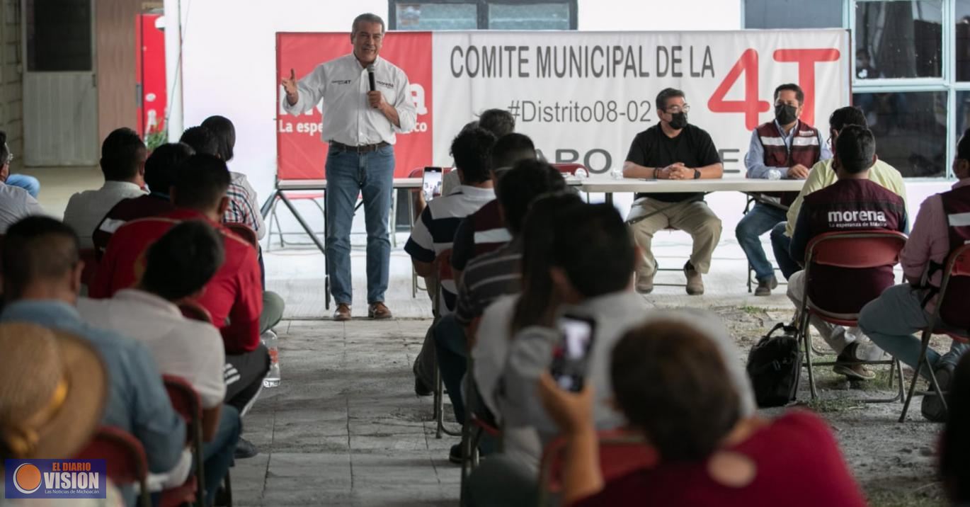 Combate a la corrupción y transparencia, fortalezas que llevarán a Morena a la victoria: Raúl Morón