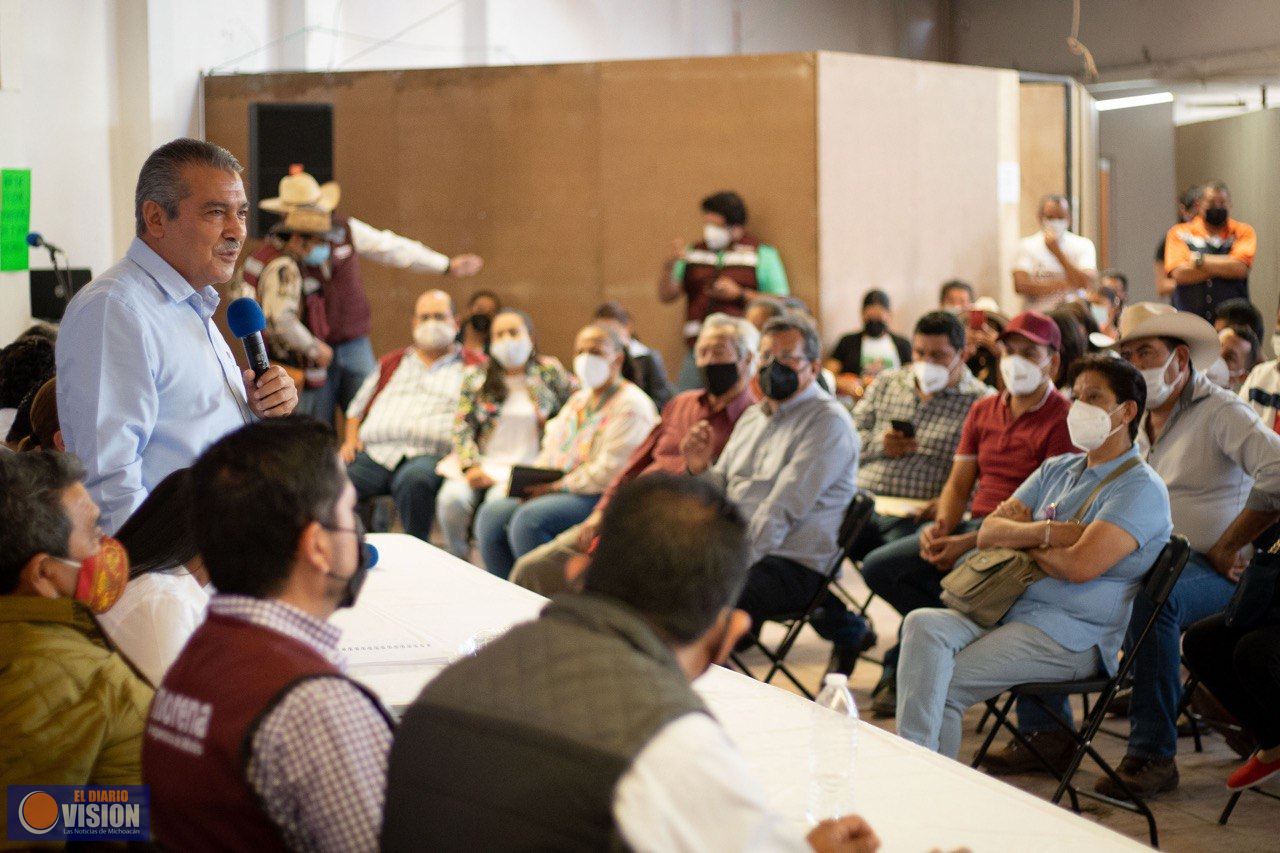 Desde Zitácuaro, refrenda Raúl Morón respaldo de los michoacanos a la 4T