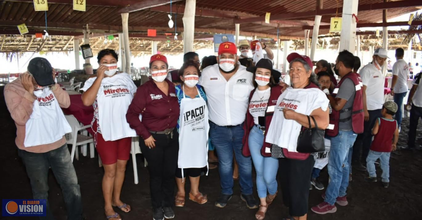 Importante incluir en la transformación a los pueblos de la Costa Michoacana: Paco Huacus