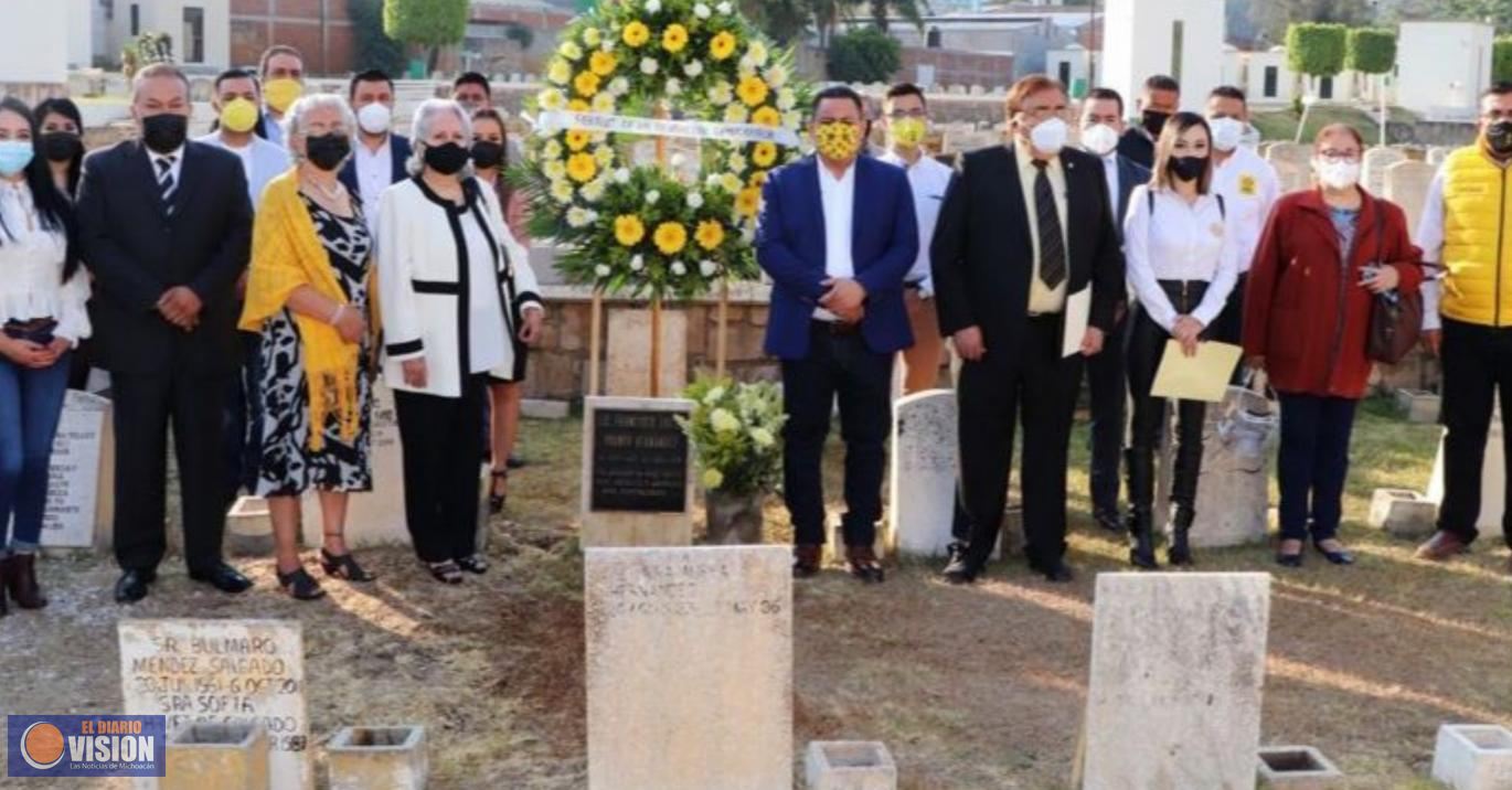 PRD Michoacán, rinde homenaje póstumo a Francisco Xavier Ovando Hernández
