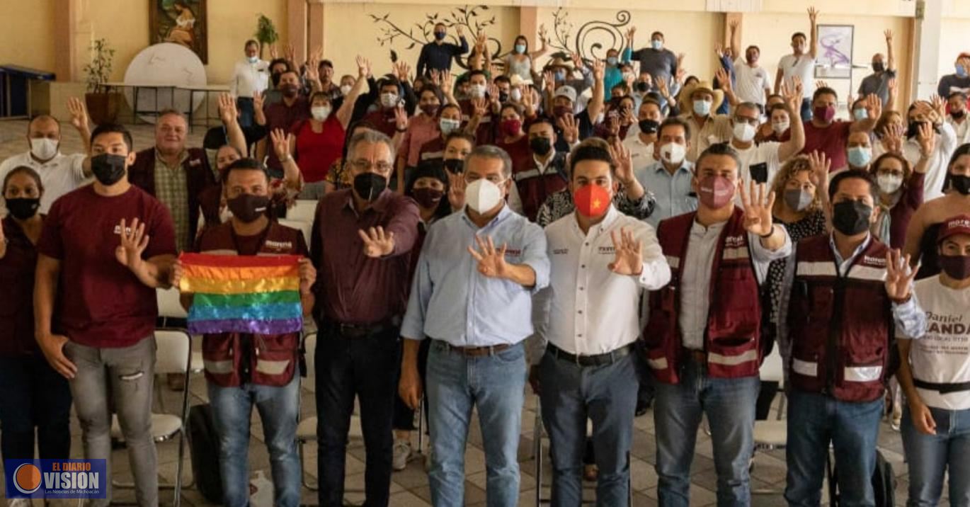 Ganar Michoacán, significa respaldar incondicionalmente a AMLO: Raúl Morón