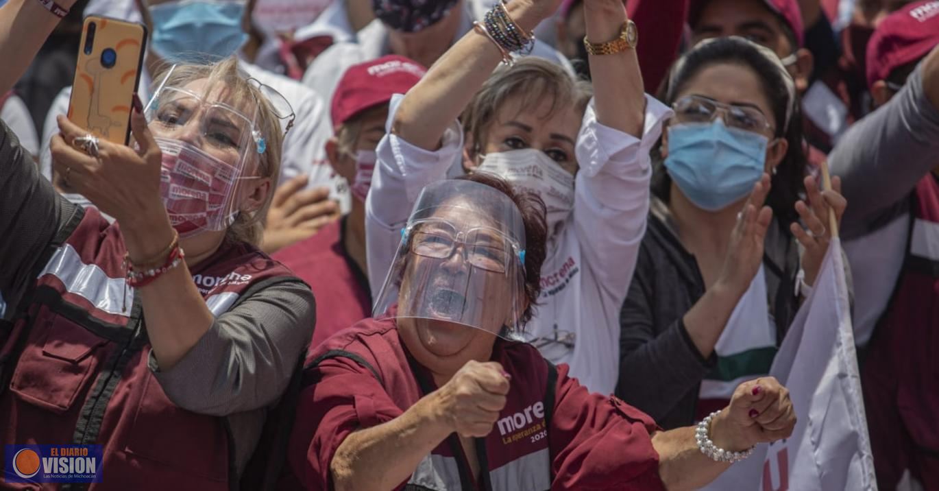 La fuerza de Morena está en la gente y su esperanza de cambio: Bedolla