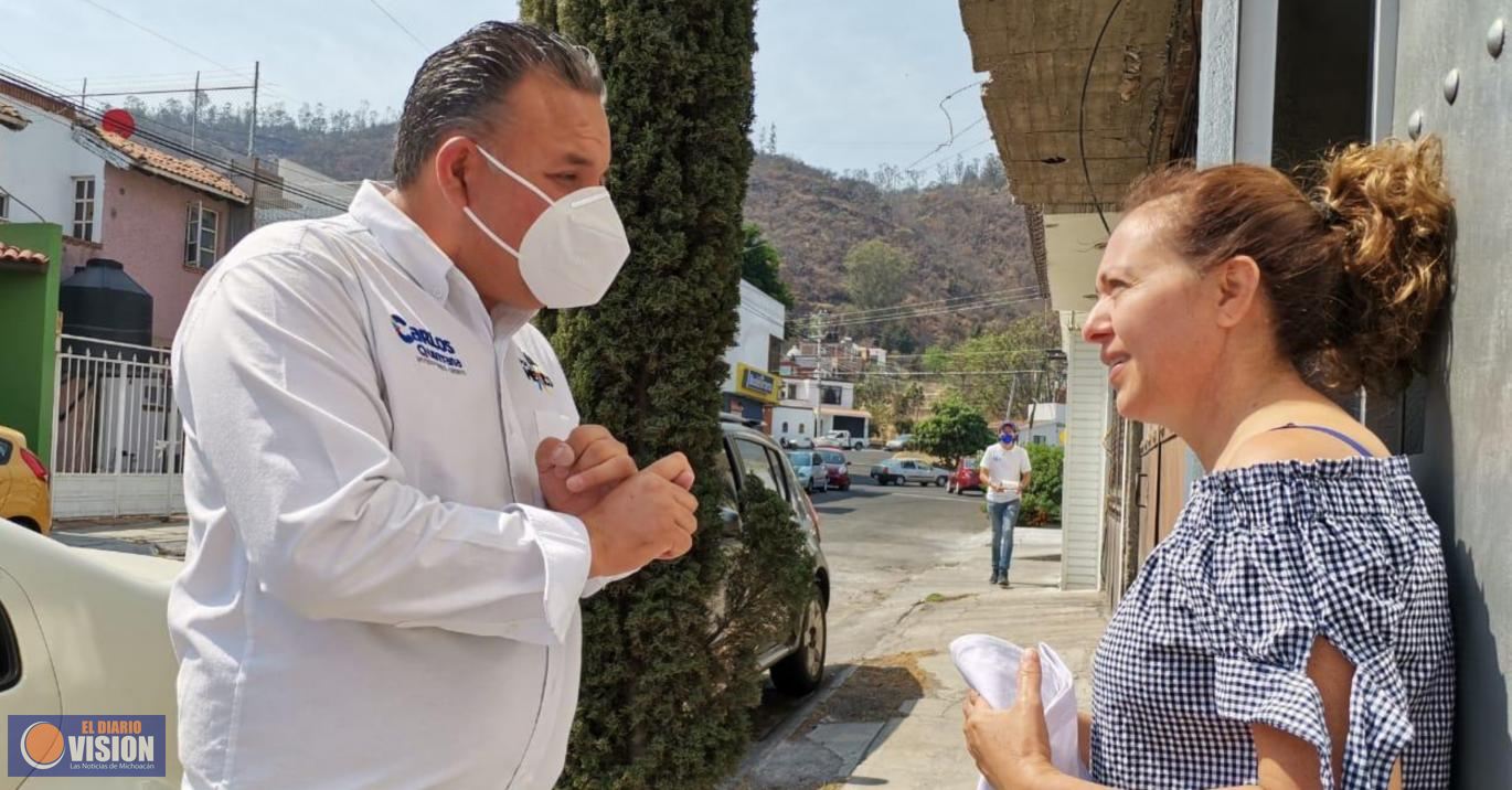 Carlos Quintana legislará para erradicar la violencia contra las mujeres