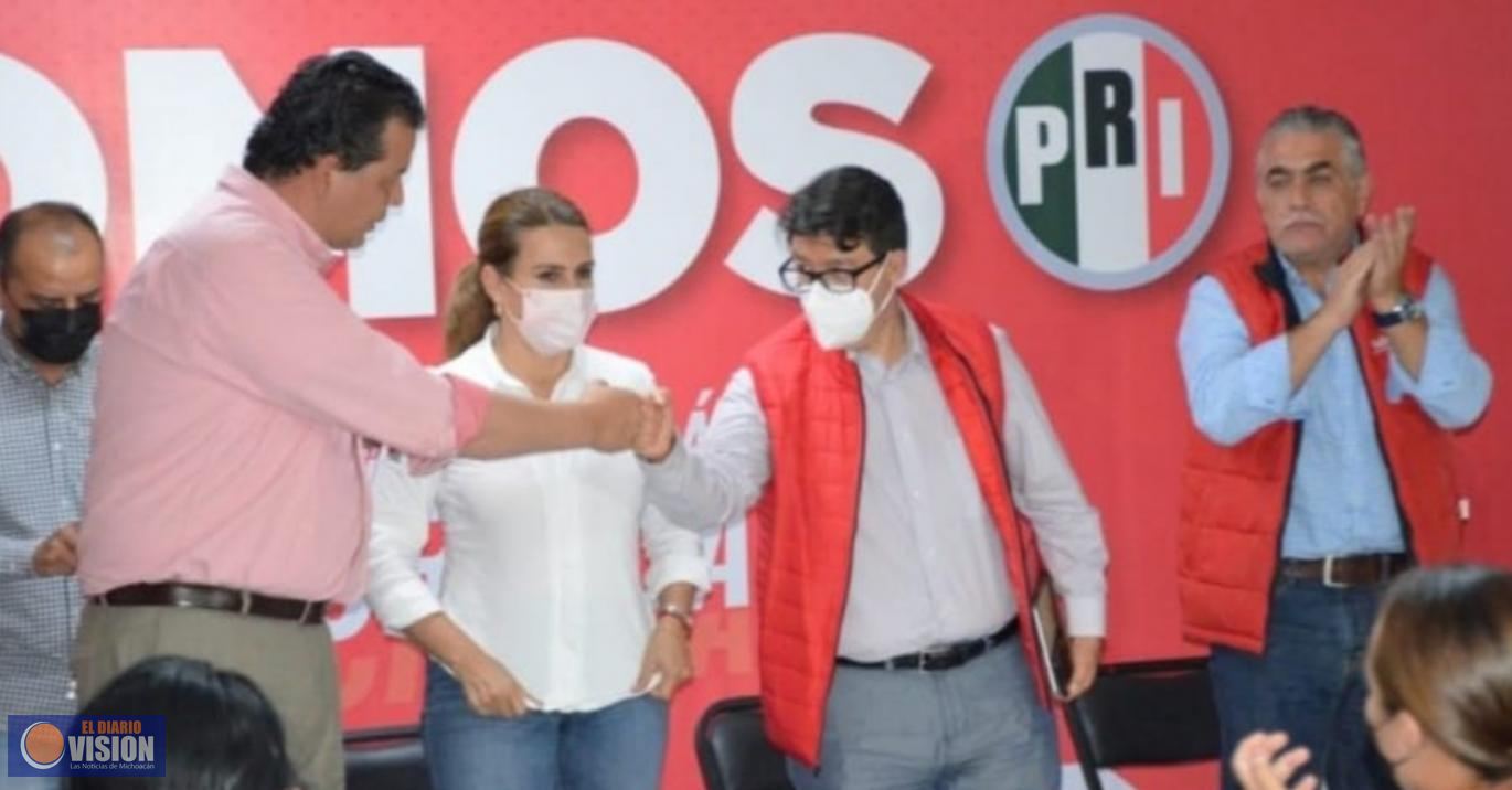 Dirigentes Priistas, se reúnen con activismo moreliano