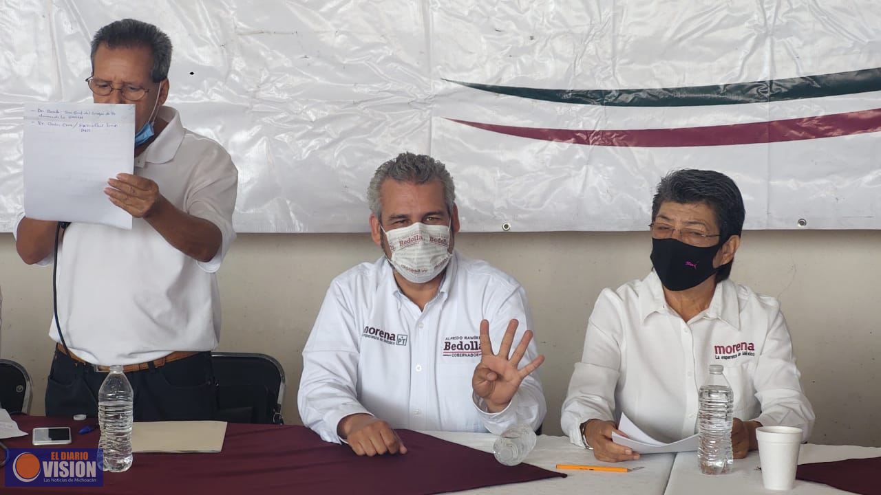 Mi compromiso es ganar la gubernatura : Alfredo Ramírez Bedolla 