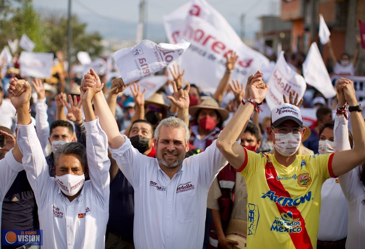 Lo mejor para Morelia es el voto masivo por Morena: Bedolla