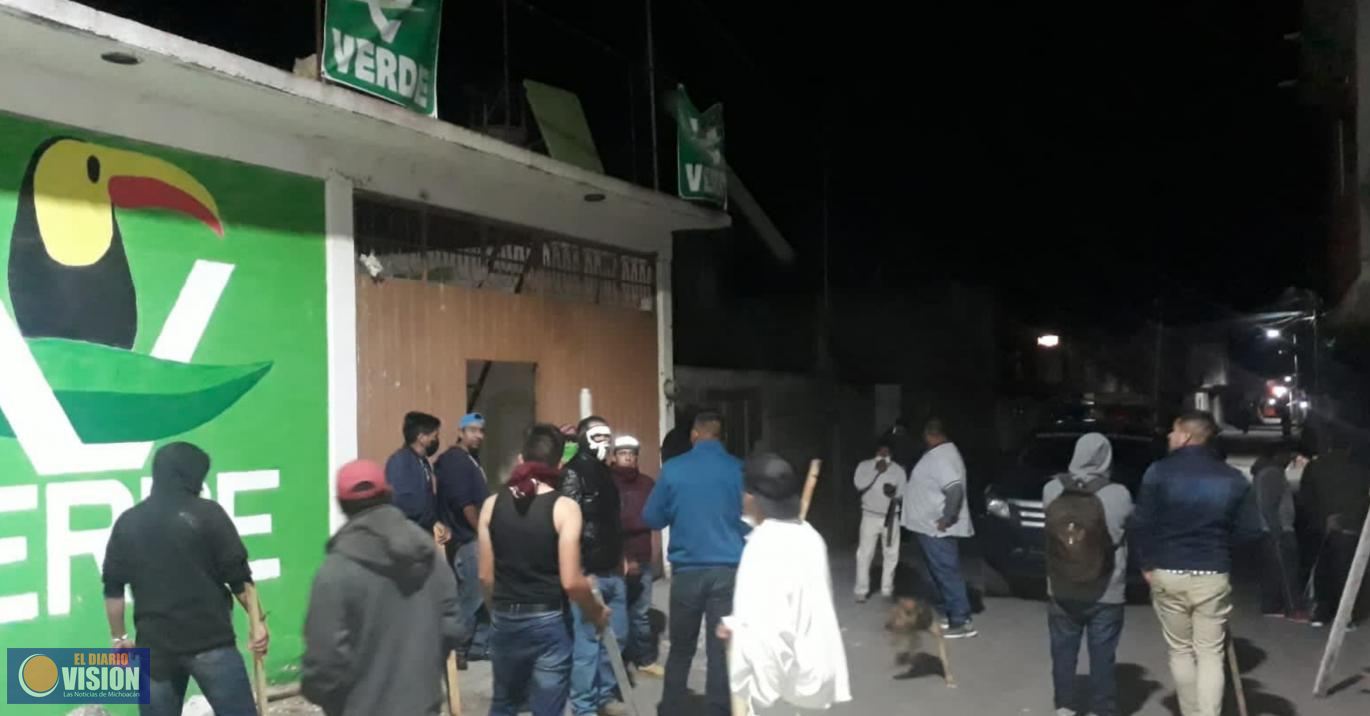 Se agudiza crísis en Nahuatzen rechazan presencia de partidos