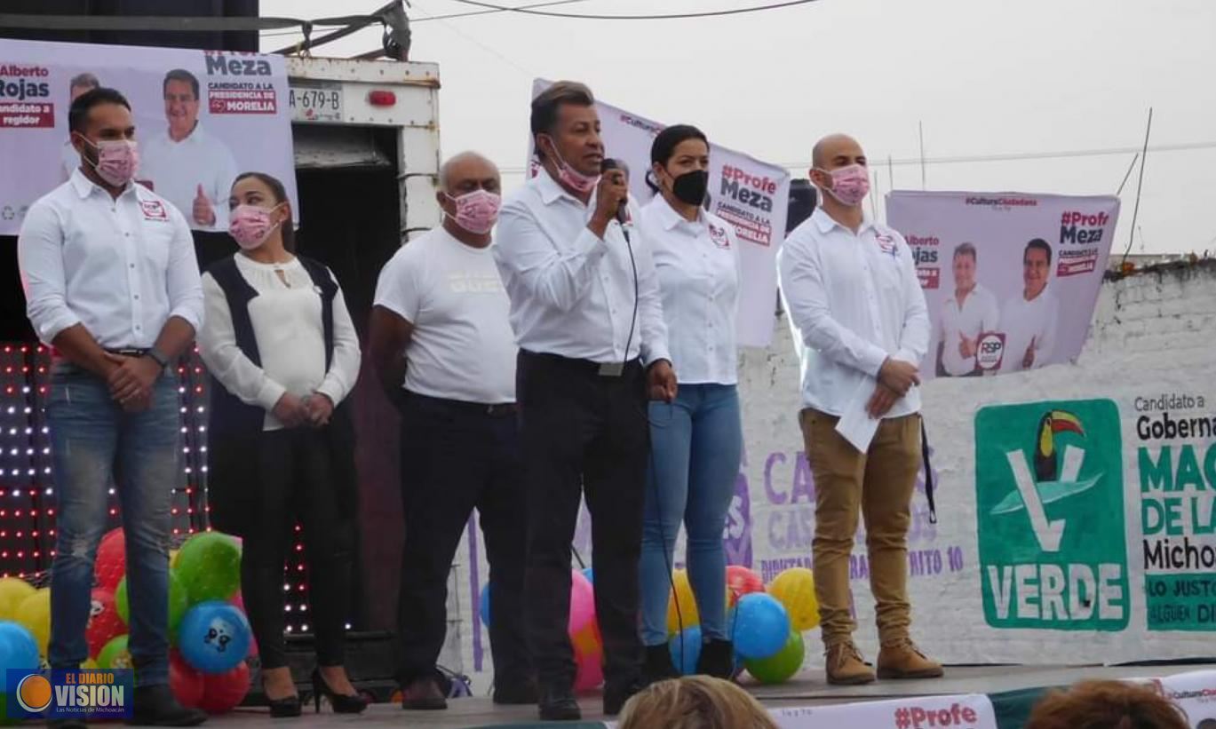 Miguel Ángel García Meza, llevó el proyecto “Cultura Ciudadana”, a la Colonia Industrial