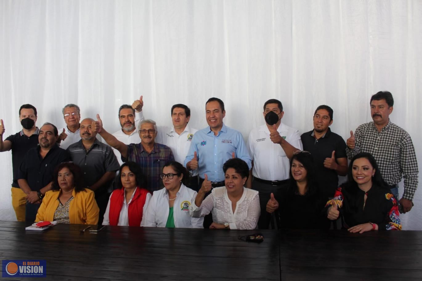 Equipo por Michoacán con más aliados y cada vez más fuerte: Adriana Hernández