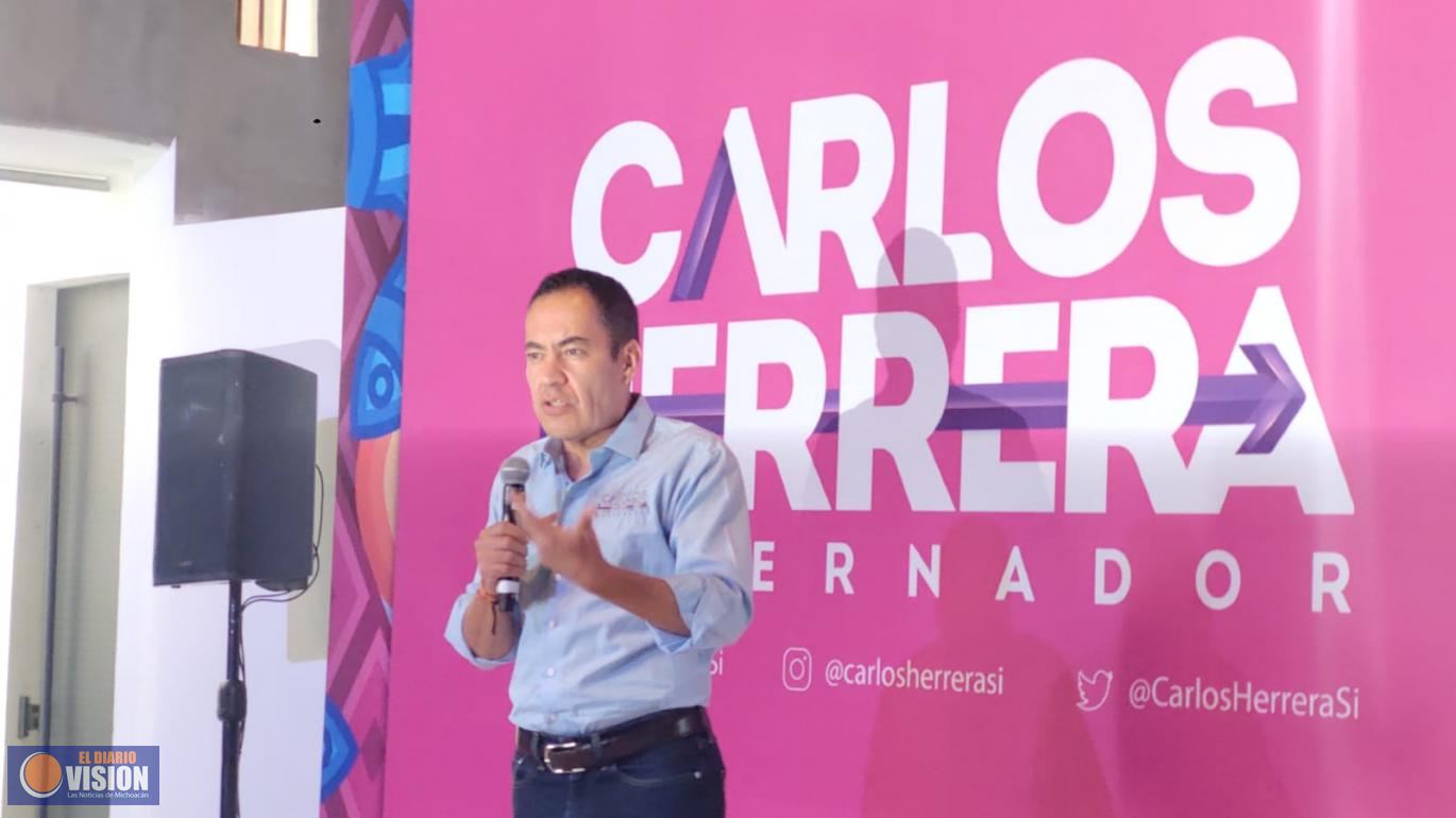 Carlos Herrera va por los 4 carriles de la autopista Siglo XXI; obras sin ocurrencias, garantiza