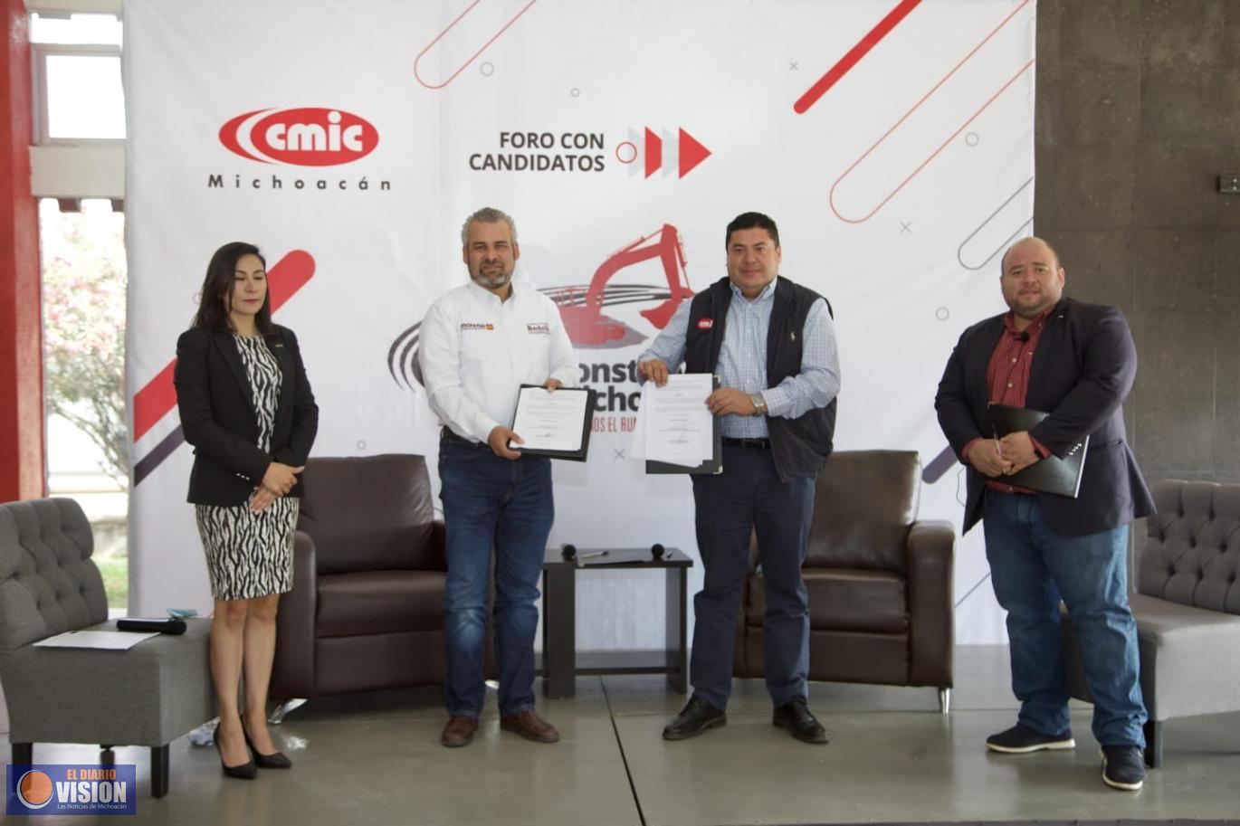Empresas michoacanas participarán en desarrollo de obra publica: Bedolla