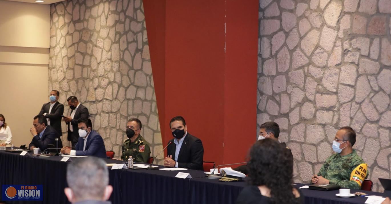 Fortalecen coordinación para garantizar proceso electoral ordenado y pacífico en Michoacán 