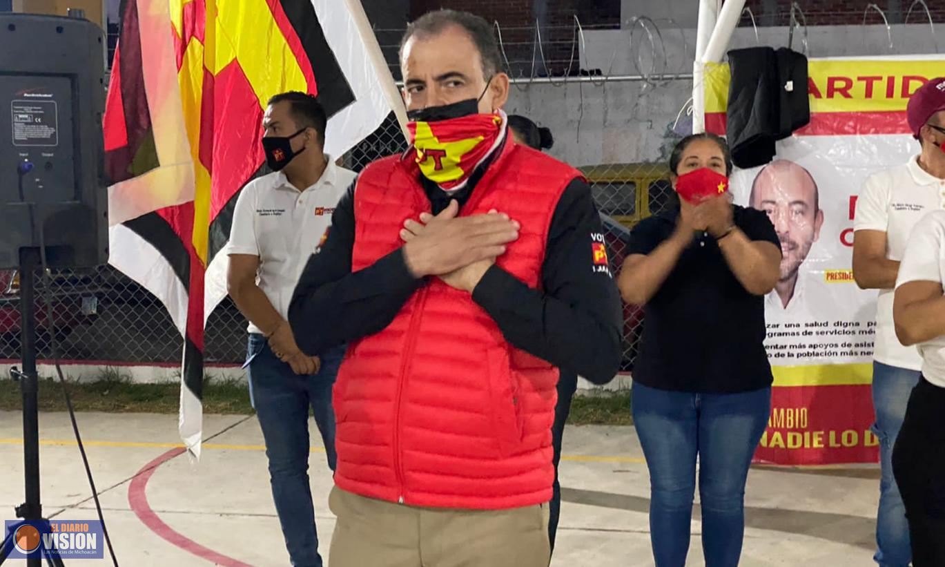 Los michoacanos debemos estar unidos para defender el voto: Baltazar Gaona García 