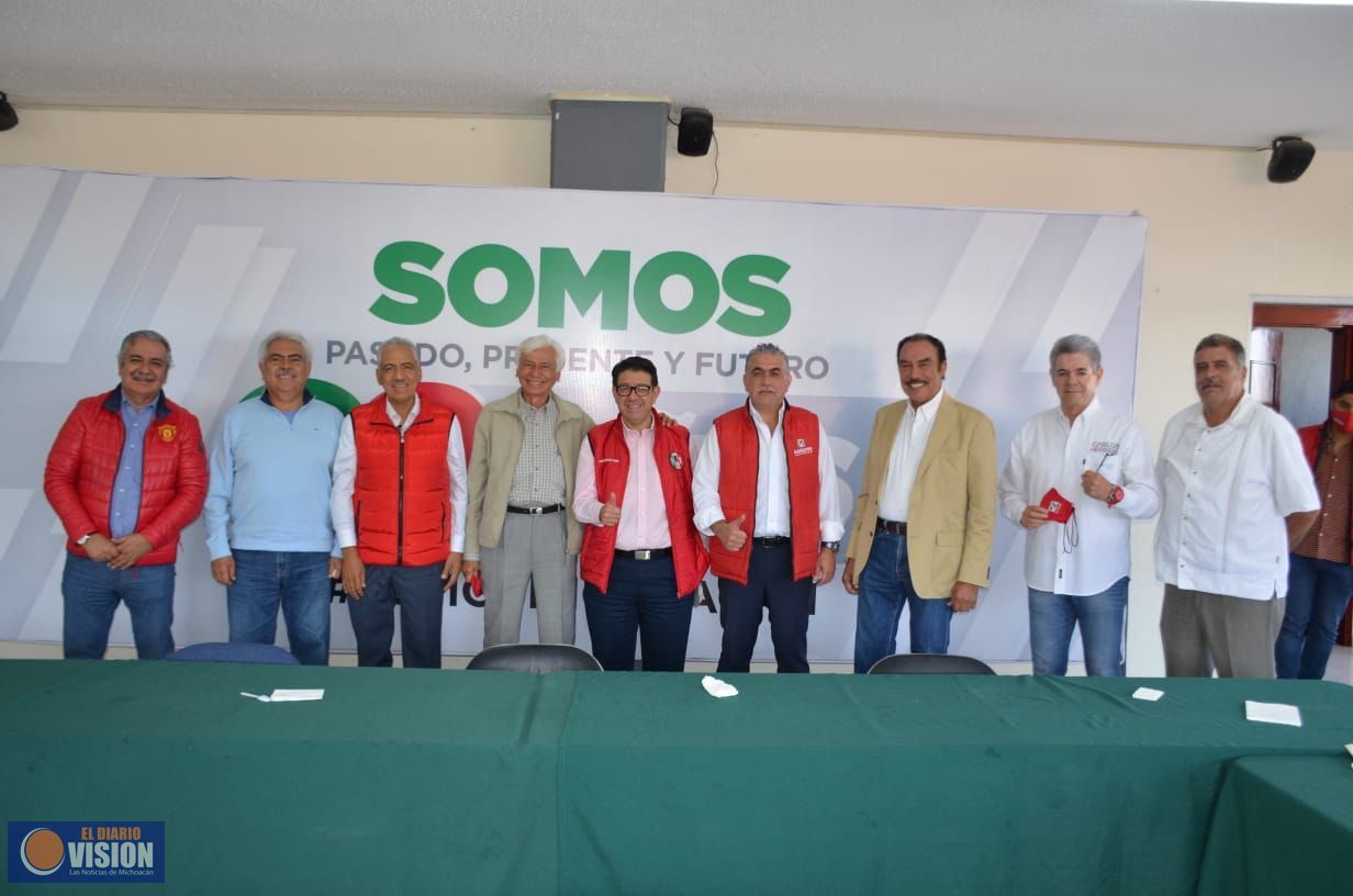 Se reúnen expresidentes del PRI Michoacán 