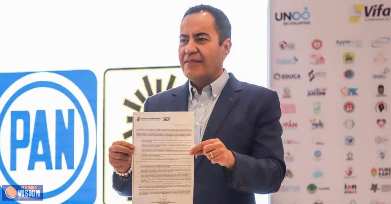 Cuidar a la niñez es cuidar el futuro de Michoacán: Carlos Herrera