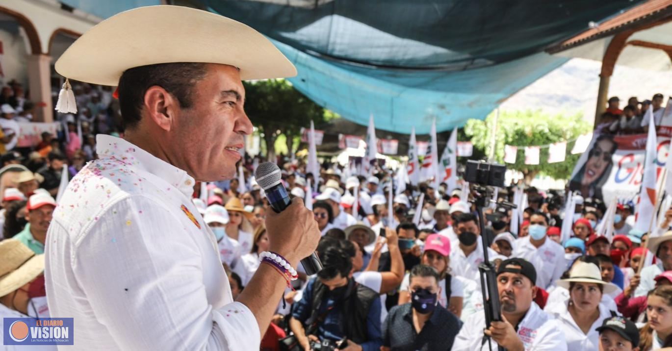 El espíritu que nos mueve es la paz en Michoacán: Carlos Herrera 