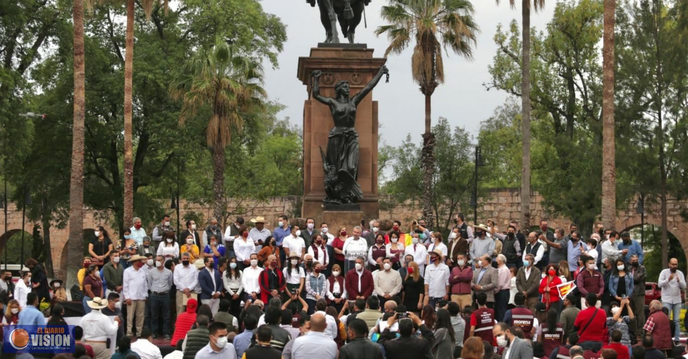 Pacto de unidad con sectores sociales y fuerzas políticas fortalece candidatura de Bedolla